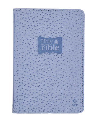 Book Bible Infant New Testament Blue Faux Leather BNLT03