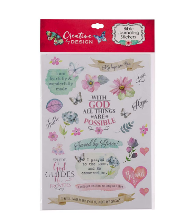 Sticker Book Bible Journaling 3-Sheet STC001