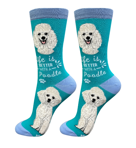 Socks  Poodle Dog   White    840-28 