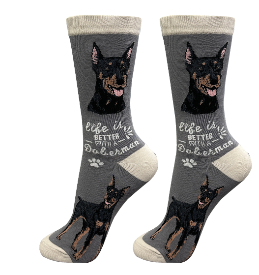 Socks  Doberman Dog           840-101 