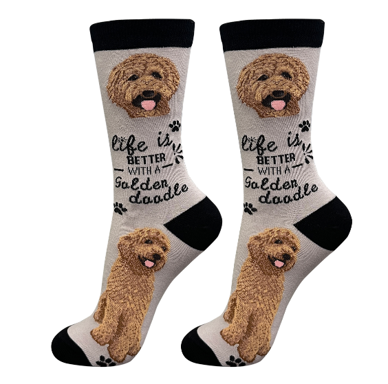 Socks  Golden Doodle  Red 840-134R 