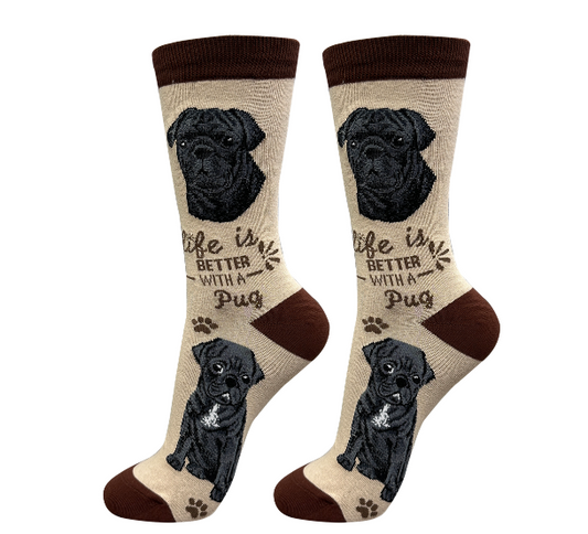 Socks  Pug (Black) Dog              840-32 