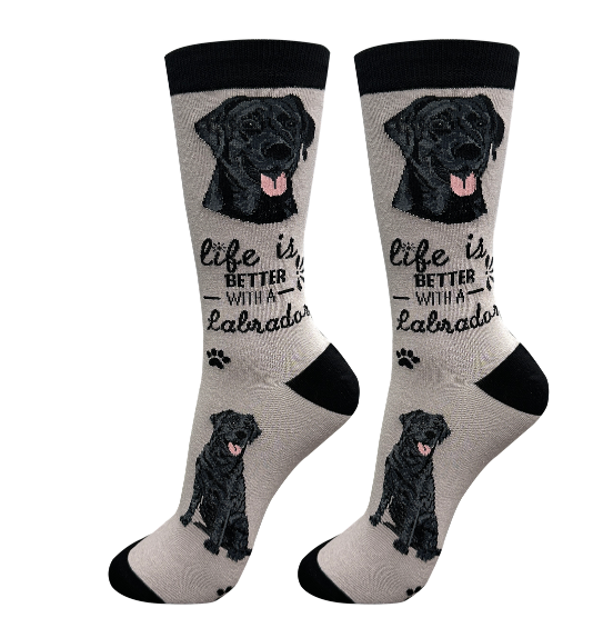 Socks  Labrador Dog   Black   840-21 