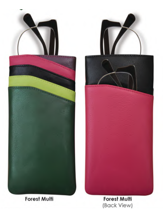 Eyeglass case - Forest Multi Holds 2 glasses 6572 