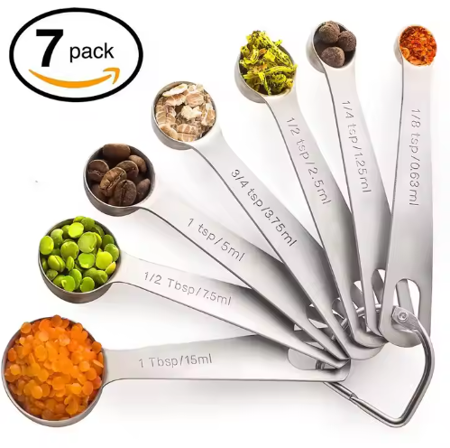 Measuring Spoon Set 7 pc  Stainless Steel  RTTSPSET 