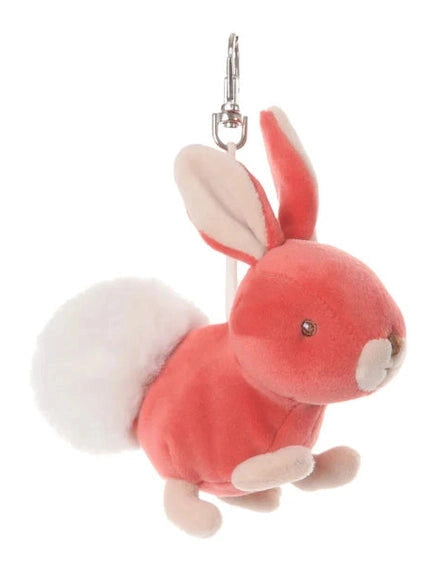 Bag Charm Bunny Red Zeus & Hera 4" 22018a 
