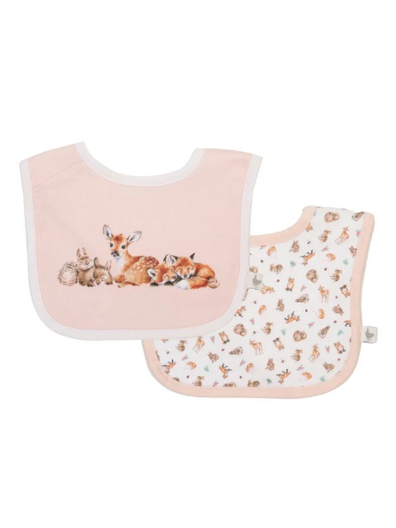 Baby Bib Little Forest Little Wren Bib Gift Set 2Pk  Ltw-Bib001 