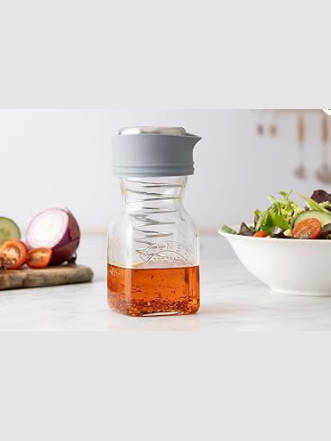 Salad Dressing Maker Glass Jar  0025.094U 