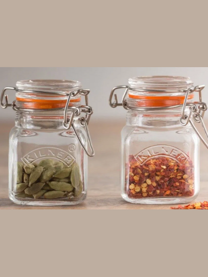 Square Clip Top Spice Jar 2.4oz  0025.460U 