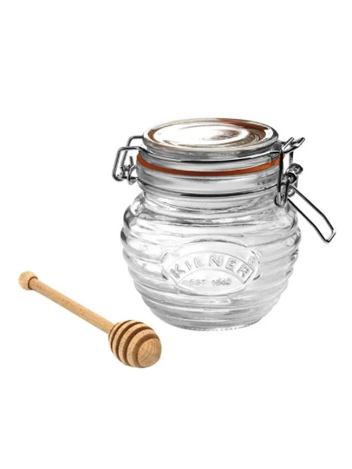 Honey Pot with Beechwood Dipper  0025.887U 
