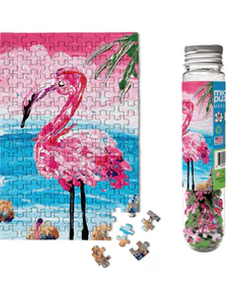 Puzzles  Minis Fun Art Work -  Flamingo