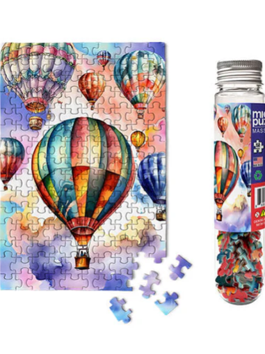 Puzzles  Minis Fun Art Work - Hot Air Ballon
