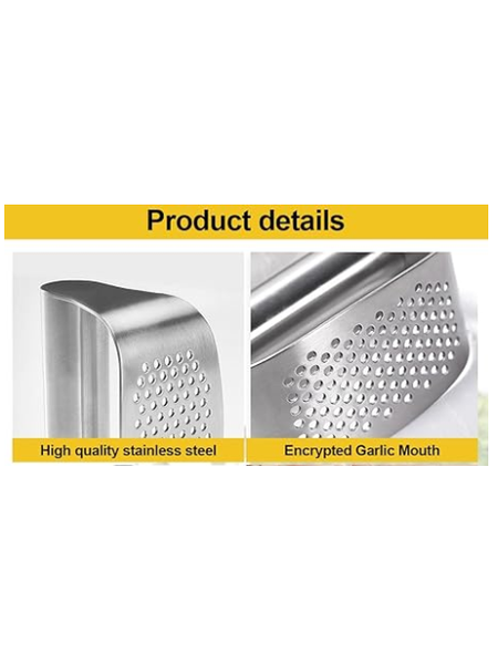 Garlic Press Crusher Heavy Duty Stainless Steel