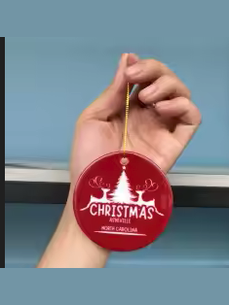 Ornament Christmas  Asheville Red Christmas 