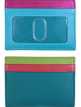  ID / Credit Card Holder Paradise Multi Colored Leather 7201