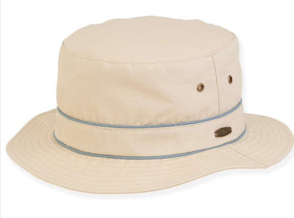 Mens Hats Natural Cotton  Bucket Brin 2 inch  Med Large  HTT1132A