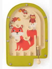  Wooden Pinball Forest Friends Game 3 Styles 45094