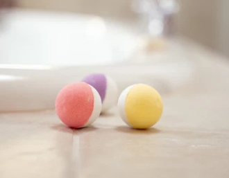 Lemon Lavender in a Fizzy Mini Bath Bombs LLBB12