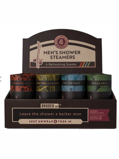 Men's Shower Steamers 4 scents BRSS16