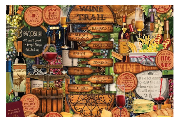 Hart-Puzzle Wine Trail 1000Pc 24 x 30" Hp227