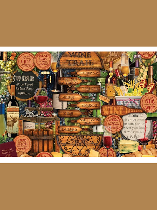 Hart-Puzzle Wine Trail 1000Pc 24 x 30" Hp227