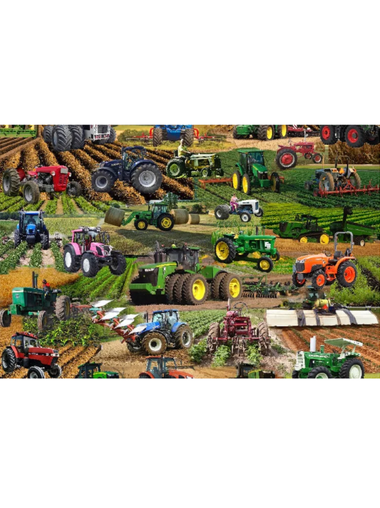 Puzzle&nbsp; Tractors,Tractors,Tractors 1000Pc 24 x 30" Hp231