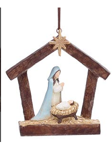 Christmas Hanging Ornament Humble Hope Holy 3 Styles 4"X 5" 9750389