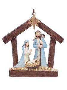 Christmas Hanging Ornament Humble Hope Holy 3 Styles 4"X 5" 9750389