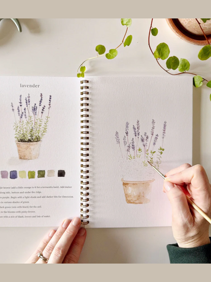 Water Color Work Book Garden ELSWWG