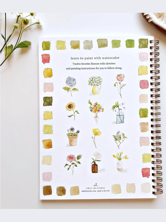 Learn to Paint - Watercolor - Flowers ELSWFL