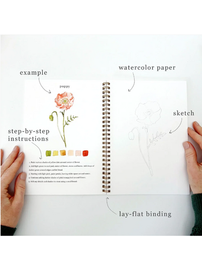 Learn to Paint - Watercolor - Flowers ELSWFL