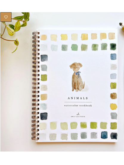 Water Color Work Book Animals ELSWWAP