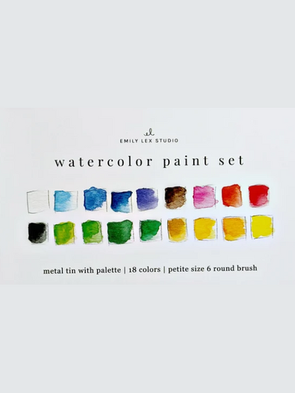 Water Color Paint Set 18pc  ELSWPS