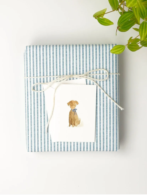 Mini Notecard Watercolor Dog ELSMCD