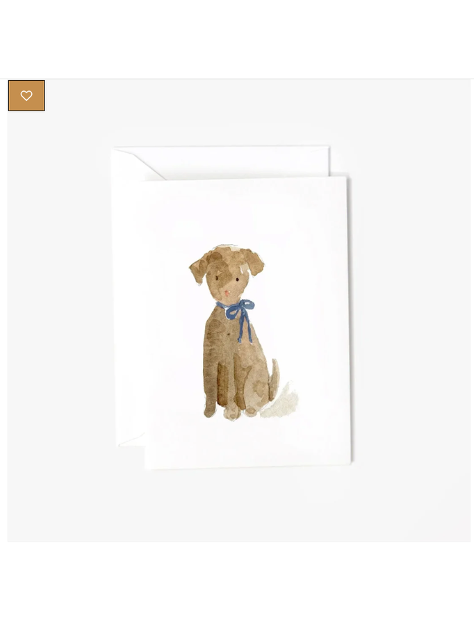 Mini Notecard Watercolor Dog ELSMCD