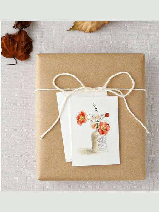 Mini Notecard Watercolor Vintage Bouquet ELSMCPFP