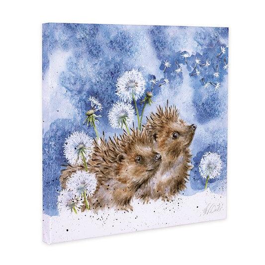 Wrendale Canvas Art OC120 Hedgehogs 