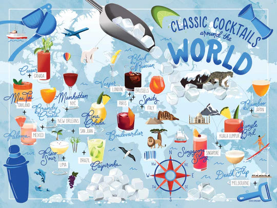 Jigsaw Puzzle - Classic Cocktails around the World TSCC31 