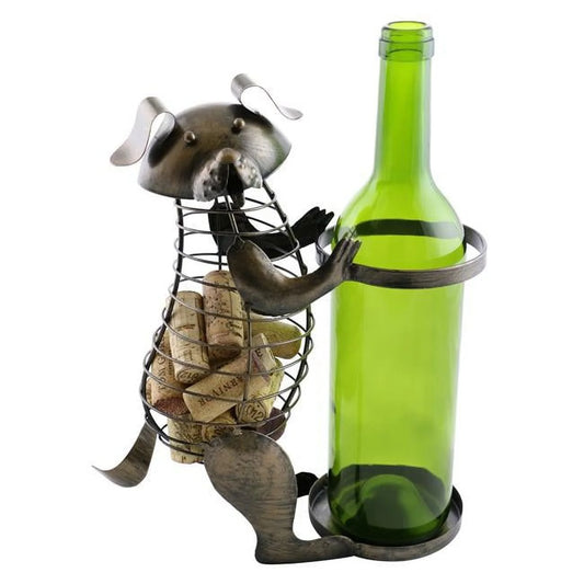 Bottle Holder 11" Dog Bottle And Cork Holder Zl700 