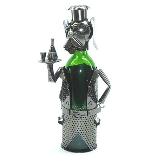 Bottle Holder Dog Waiter Metal Zb680