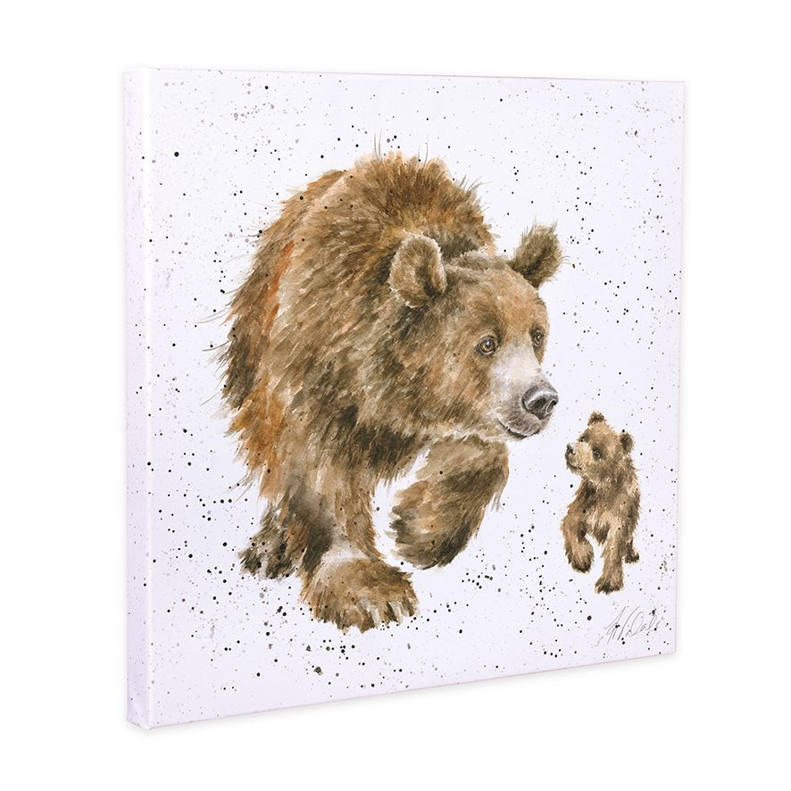 Wrendale Canvas Art Z032 Bear 