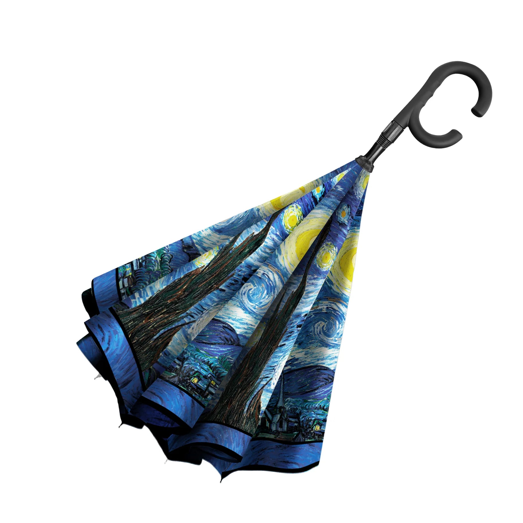 Umbrella Reverse Opening Van Gogh Starry Night umb-r-m07-B 