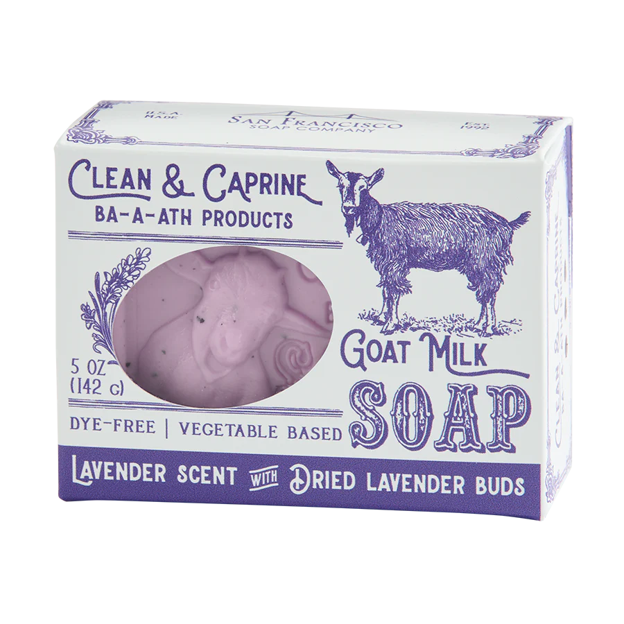 Soap Bar Goat's Milk Lavender 5oz Clean & Caprine CCL1421