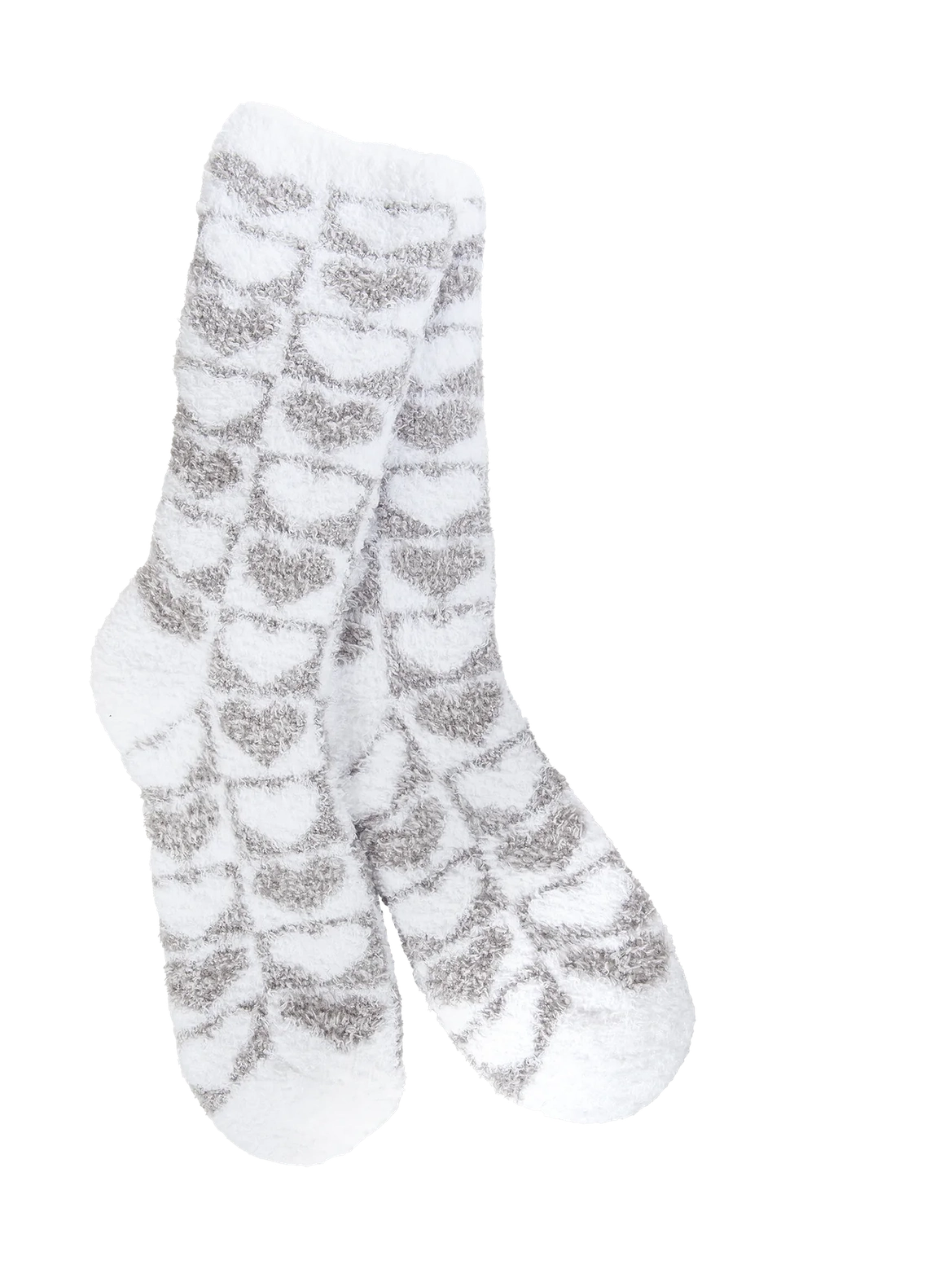 Sock  Checkard Heart Grey 919 Women's 76016 