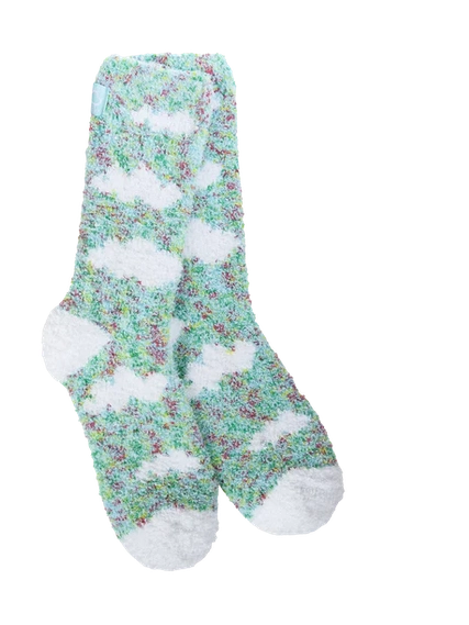 Sock  Cloud Aqua Blue Confetti 414  Women's 75955 
