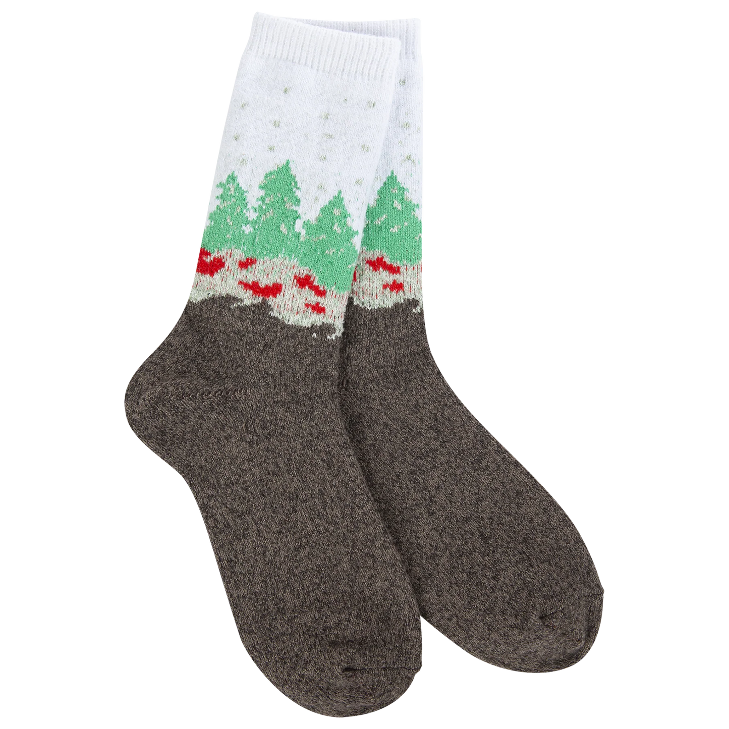 Sock Wonderland Forest White Women's 75691 