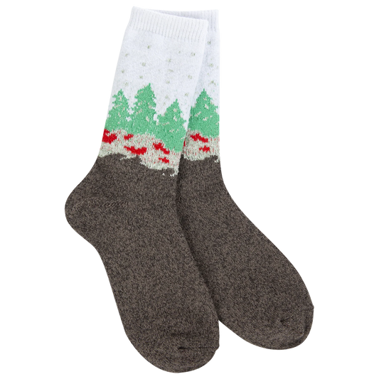 Sock Wonderland Forest White Women's 75691 