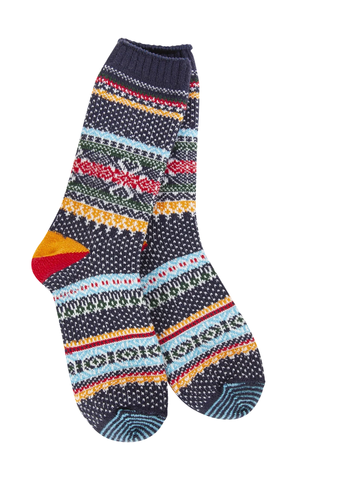 Sock Wonderland Fore Navy Multi Colored Women's 76400