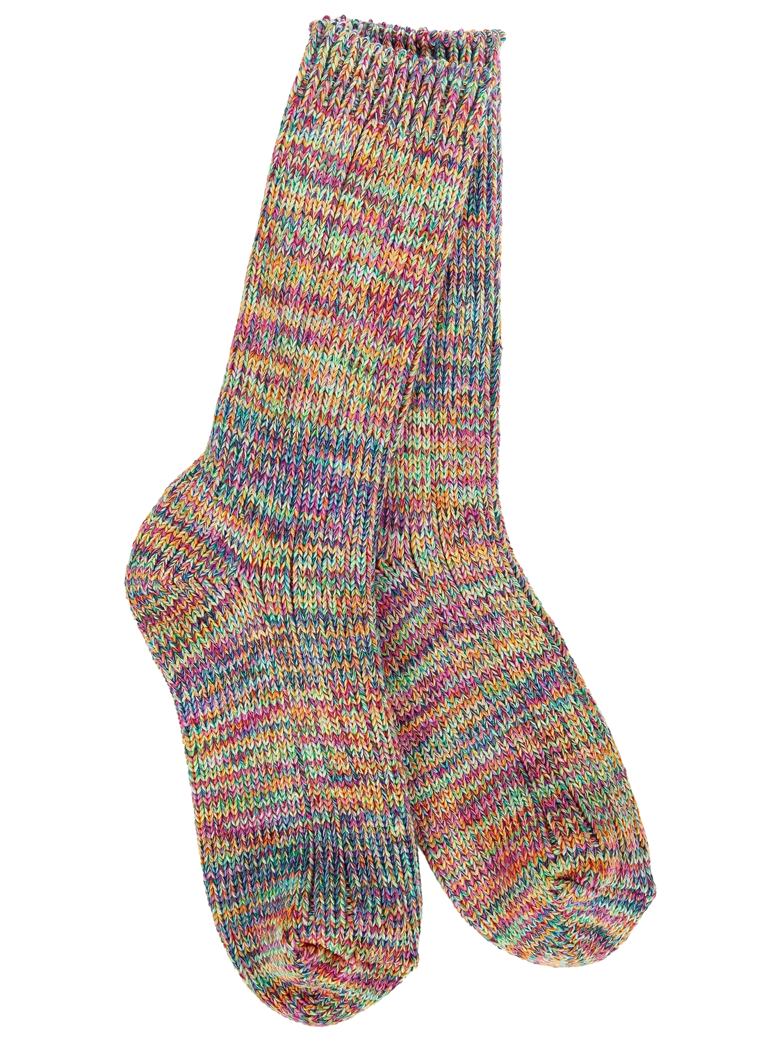 Sock Festival 357 Multi Green/Purple Speckled Women's 76934