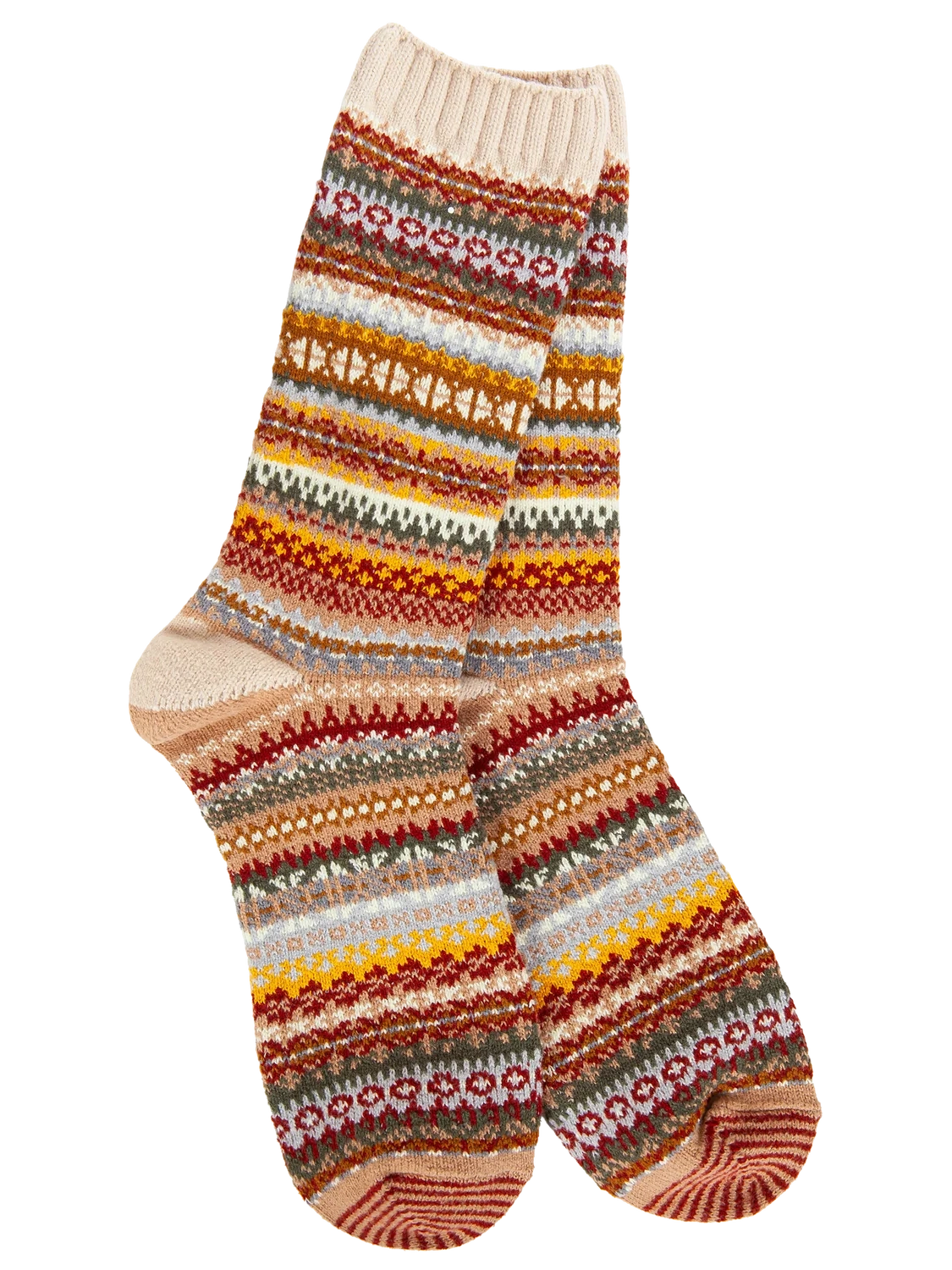 Sock  Cashew 216 Multi Brown Women's 76936